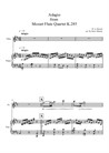 Adagio from Mozart Flute Quartet (Flute Solo and Piano)